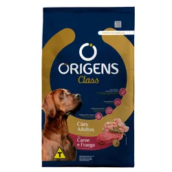 Ração Origens Class Cães Adultos Sabor Carne e Frango