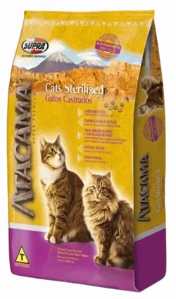 Ração Seca Supra Atacama Gatos Castrados