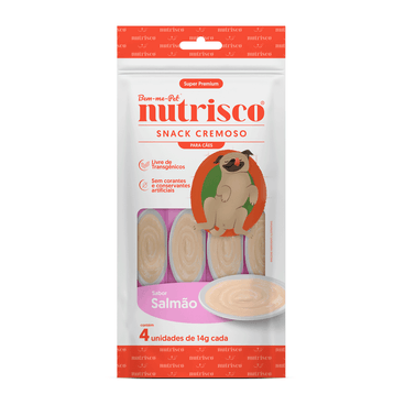 Petisco Cremoso Nutrisco para Cães Salmão 56g