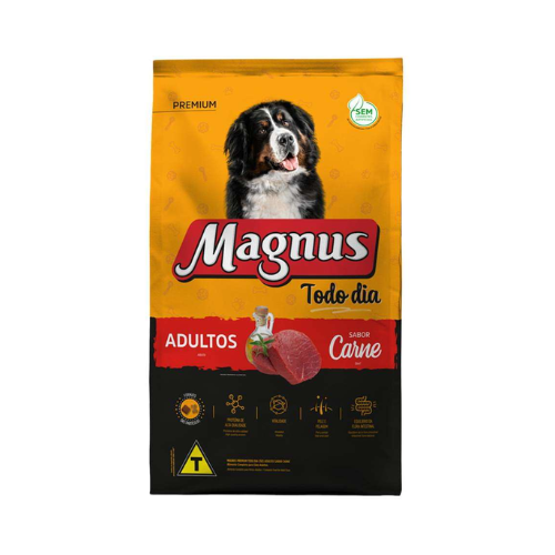 Ração Magnus Todo Dia Carne para Cães Adultos