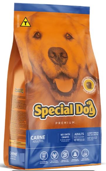 Ração Special Dog Premium Cães Adultos Sabor Carne