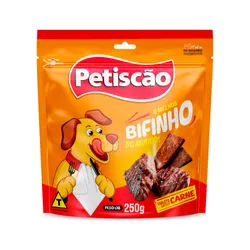 Snack Petiscão Bifinho Tablete Sabor Carne